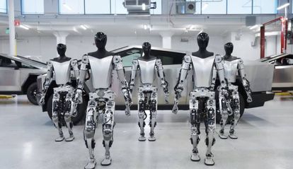 Robots humanoides de Tesla